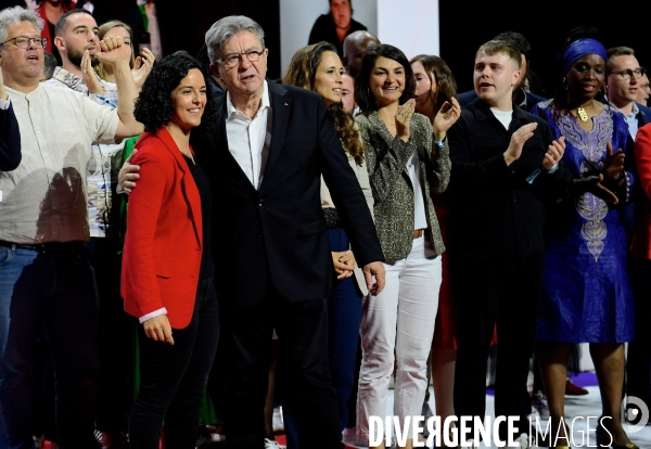 Elections européennes / Meeting de la France Insoumise