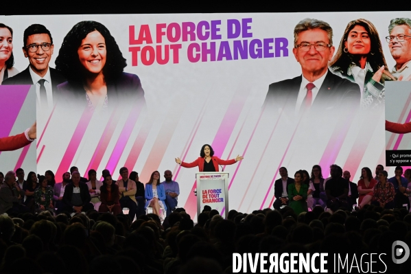 Elections européennes / Meeting de la France Insoumise