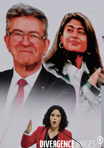 Elections européennes / Meeting de la France Insoumise