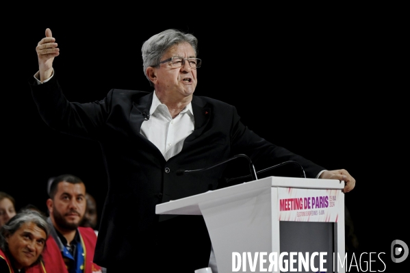 Elections européennes / Meeting de la France Insoumise