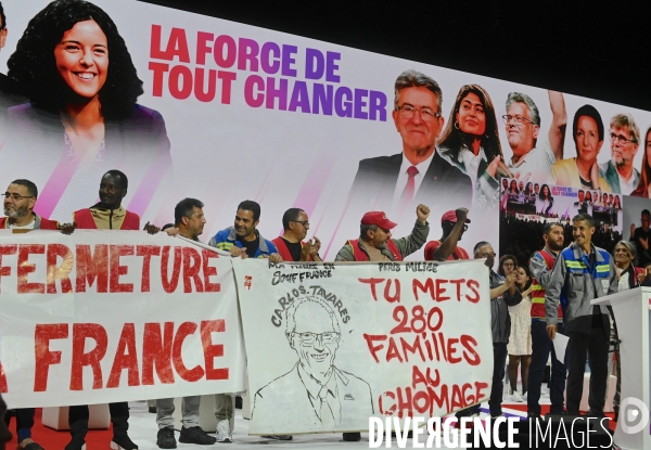 Elections européennes / Meeting de la France Insoumise