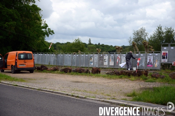 Panneaux electoraux elections européennes