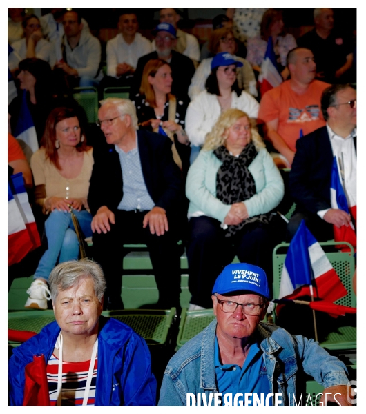 Elections Européennes / Meeting de Jordan Bardella et Marine Le Pen