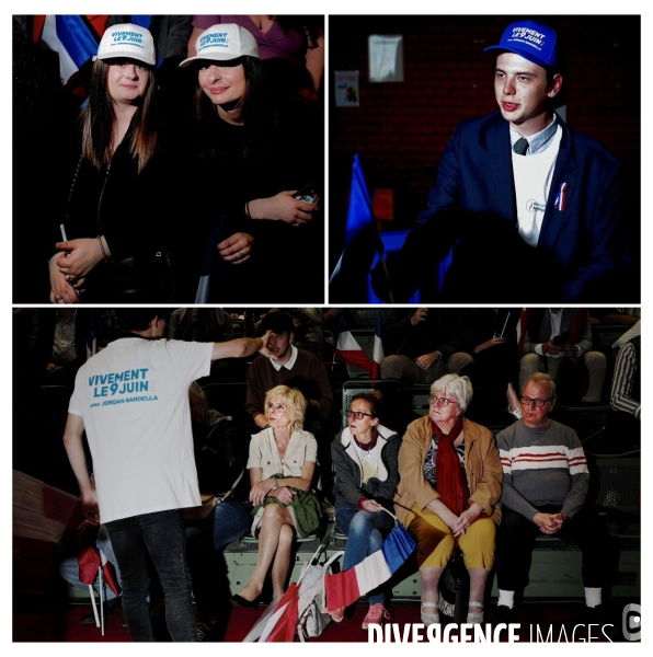 Elections Européennes / Meeting de Jordan Bardella et Marine Le Pen