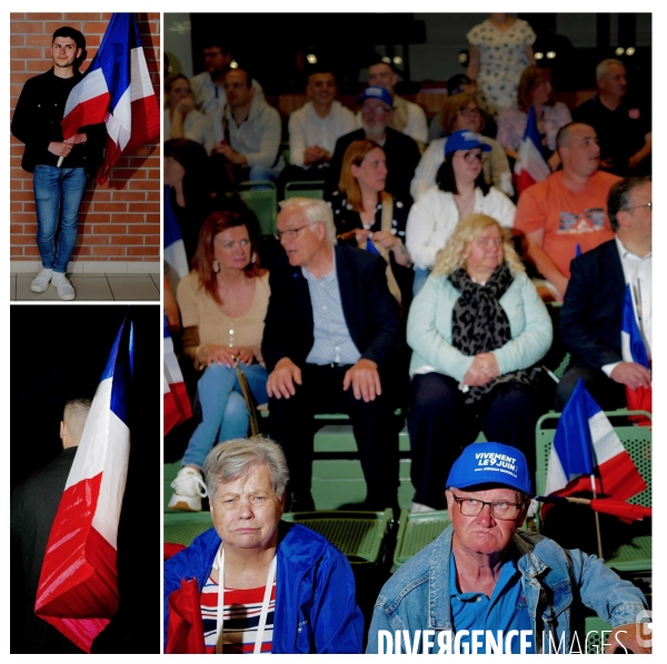 Elections Européennes / Meeting de Jordan Bardella et Marine Le Pen