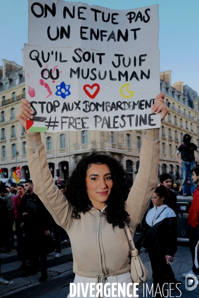 Manifestation de soutien à la Palestine