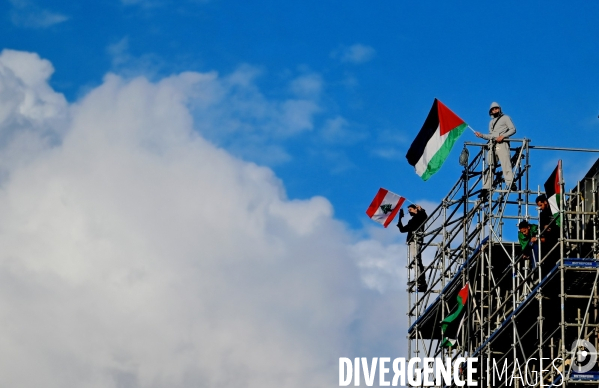 Manifestation de soutien à la Palestine