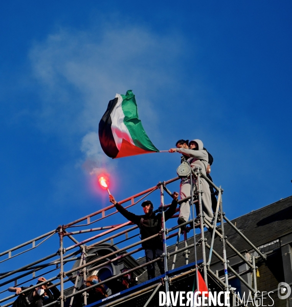 Manifestation de soutien à la Palestine