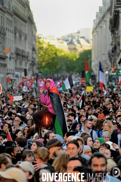 Manifestation de soutien à la Palestine