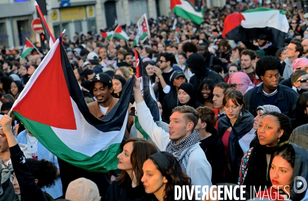 Manifestation de soutien à la Palestine