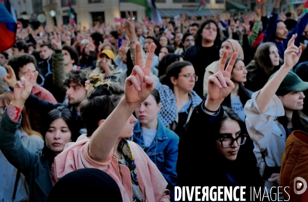 Manifestation de soutien à la Palestine