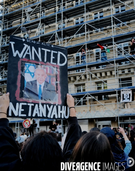 Manifestation de soutien à la Palestine