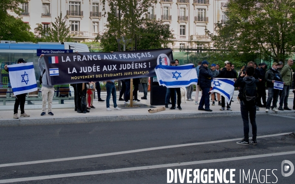 Manifestation contre la conference de rima hassan à l Université paris dauphine
