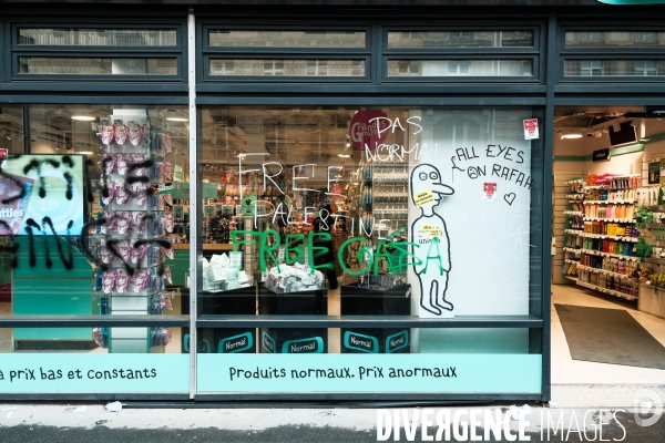 Paris 2024 - tags free gaza