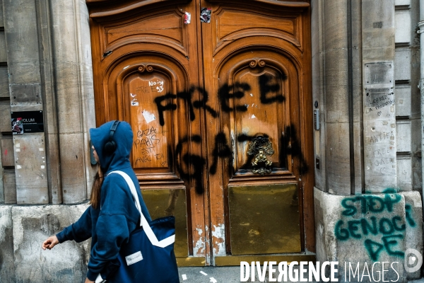 Paris 2024 - tags free gaza