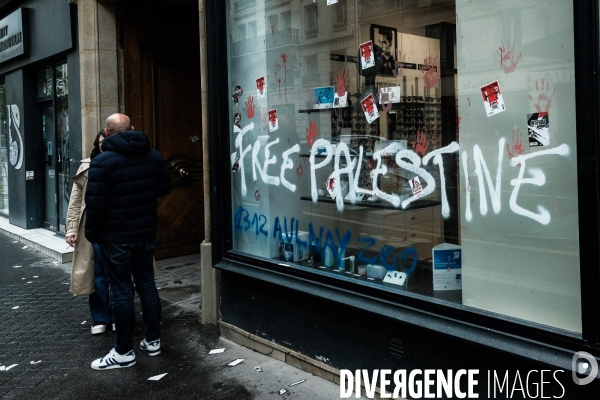 Paris 2024 - tags free gaza
