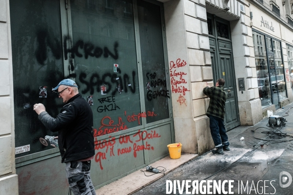 Paris 2024 - tags free gaza