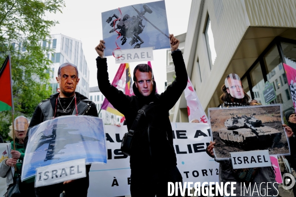 Manifestation devant le GICAT
