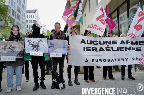 Manifestation devant le GICAT