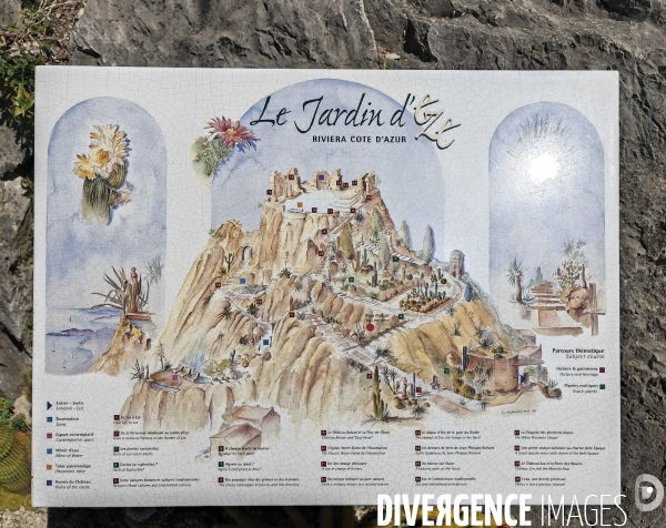 JARDIN EXOTIQUE de EZE - Illustrations 2024