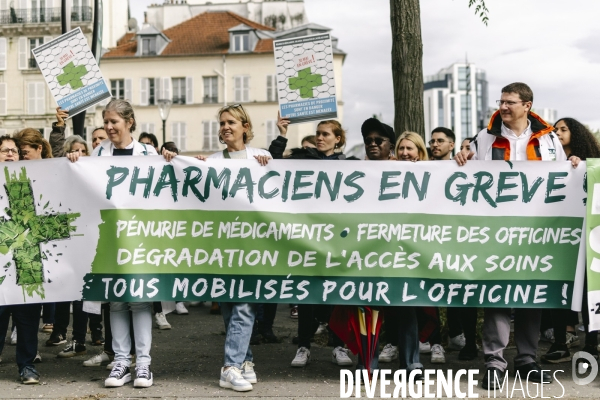 Manifestation des pharmaciens