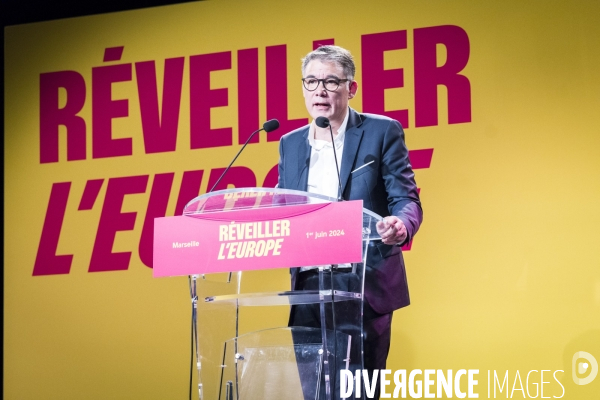 Europeennes 2024 - Meeting Place Publique  a Marseille