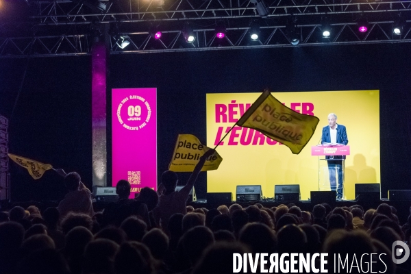 Europeennes 2024 - Meeting Place Publique  a Marseille