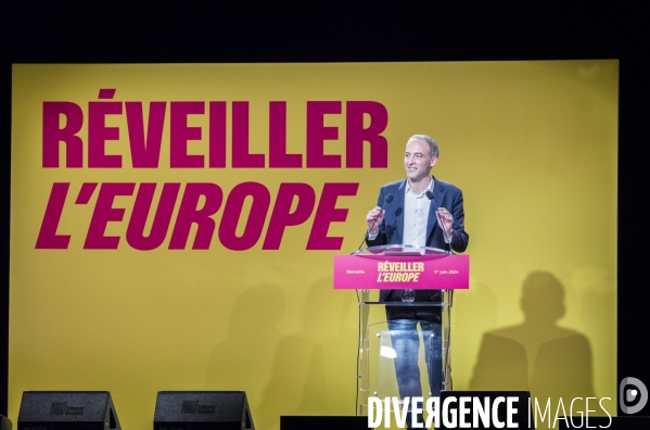 Europeennes 2024 - Meeting Place Publique  a Marseille