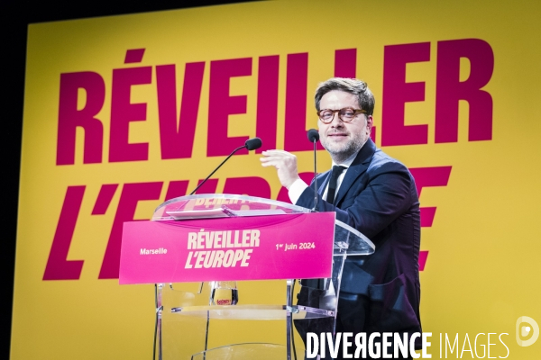 Europeennes 2024 - Meeting Place Publique  a Marseille