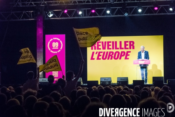 Europeennes 2024 - Meeting Place Publique  a Marseille