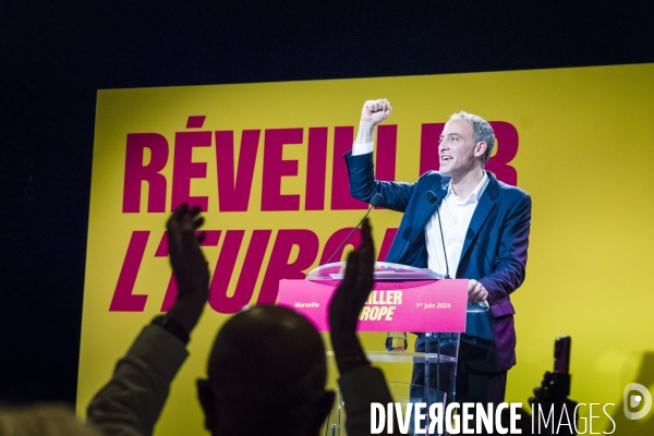 Europeennes 2024 - Meeting Place Publique  a Marseille