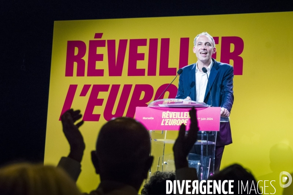 Europeennes 2024 - Meeting Place Publique  a Marseille