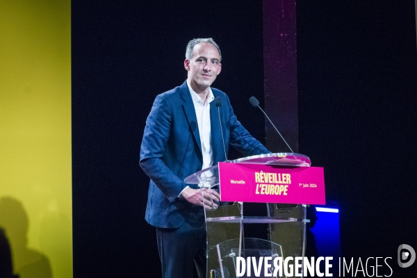 Europeennes 2024 - Meeting Place Publique  a Marseille