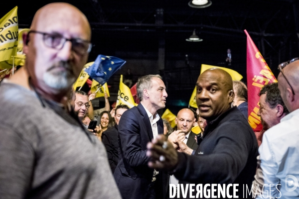 Europeennes 2024 - Meeting Place Publique  a Marseille