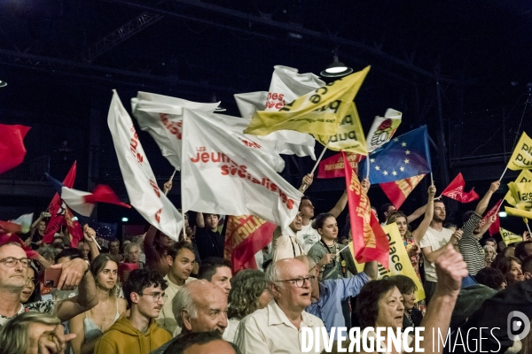 Europeennes 2024 - Meeting Place Publique  a Marseille