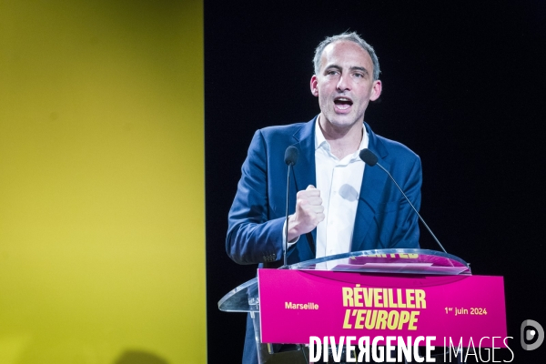 Europeennes 2024 - Meeting Place Publique  a Marseille