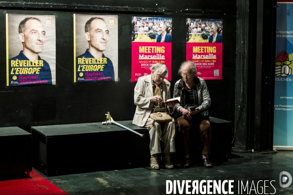 Europeennes 2024 - Meeting Place Publique  a Marseille