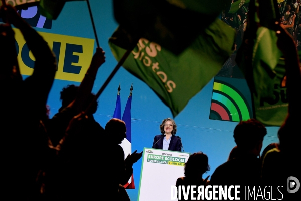 Elections européennes / Meeting des écologistes 