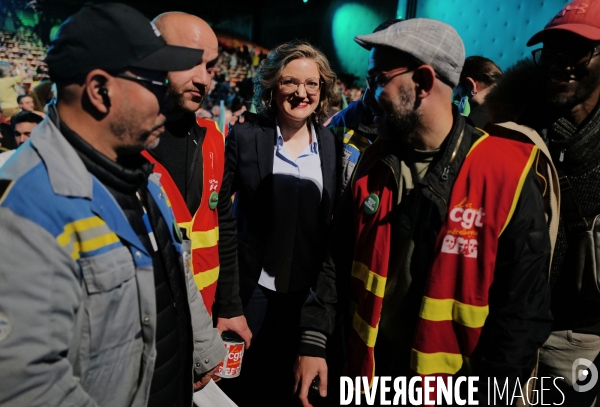 Elections européennes / Meeting des écologistes 