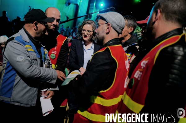 Elections européennes / Meeting des écologistes 