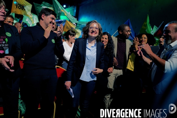 Elections européennes / Meeting des écologistes 