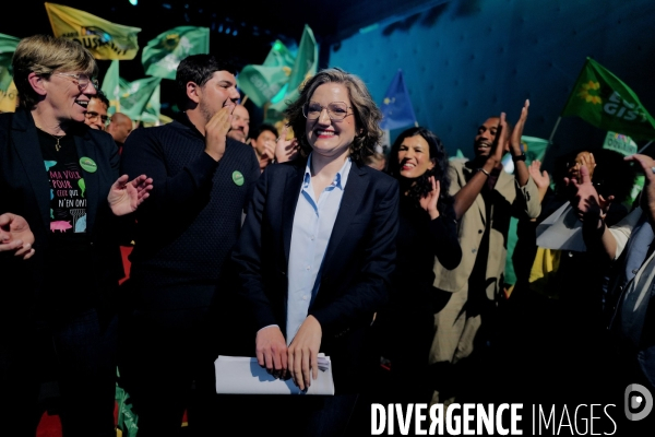 Elections européennes / Meeting des écologistes 