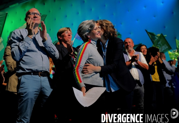 Elections européennes / Meeting des écologistes 