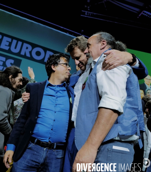 Elections européennes / Meeting des écologistes 