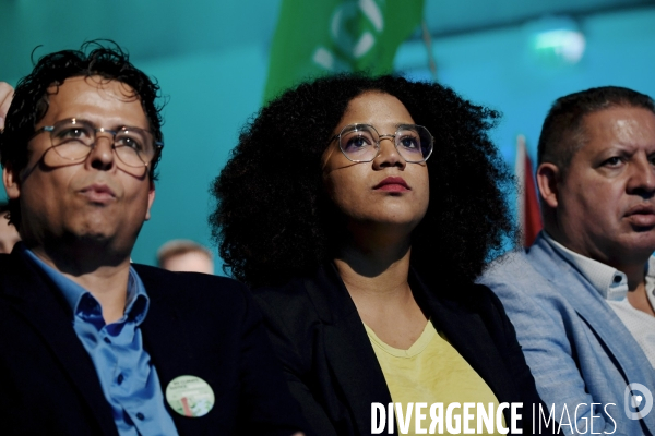 Elections européennes / Meeting des écologistes 