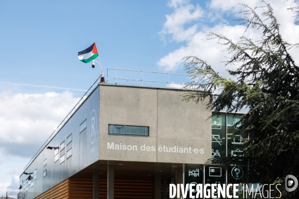 Mobilisation étudiante en soutien au peuple palestinien à Rennes
