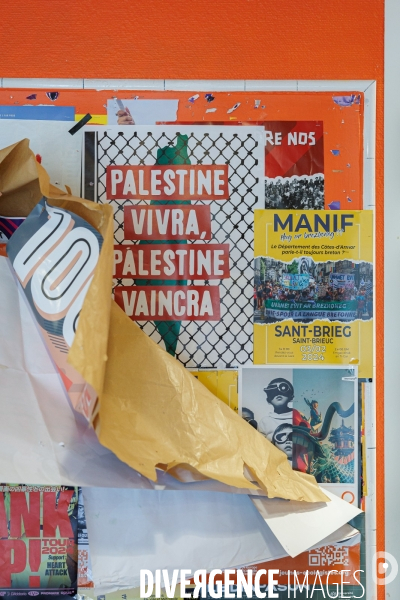 Mobilisation étudiante en soutien au peuple palestinien à Rennes