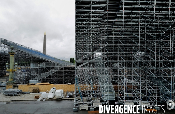 Preparatifs pour les Jeux Olympiques de Paris 2024