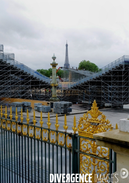 Preparatifs pour les Jeux Olympiques de Paris 2024
