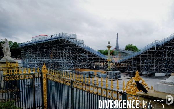 Preparatifs pour les Jeux Olympiques de Paris 2024